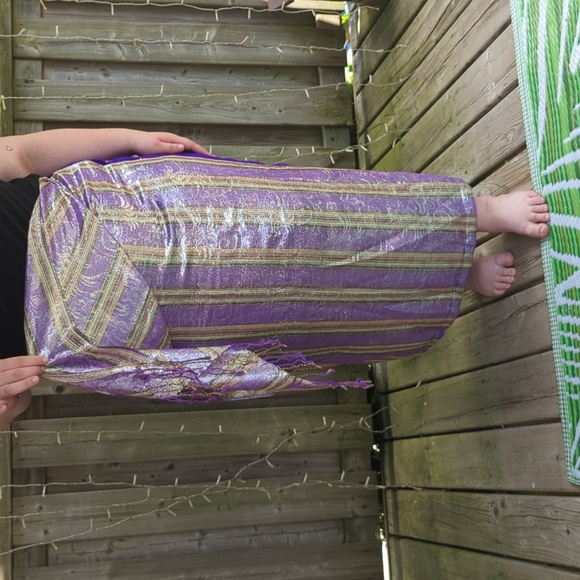 Purple And Gold Skirt - Picture 3 of 7